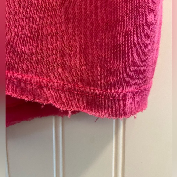 We the free oversized semi sheer short sleeve top XS - Picture 2 of 8